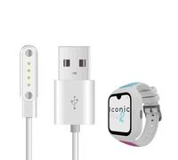 KEMQCBMJ Compatible Pour Cable USB Compatible Pour Smartwatch Save Family Montre Connectée Enfant Iconic Plus 2 (2 Pack)
