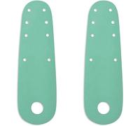 KEMTAT 1 paire de protège-orteils en cuir anti-friction pour patins à roulettes, protections durables pour patins à roulettes (vert)
