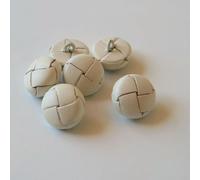 KEMTAT Boutons recouverts de Cuir, 6 pièces/lot, 15/19/21/23/26mm, Boutons en Cuir Beige, Noir et Marron de Haute qualité pour Manteaux, Boucle de Veste