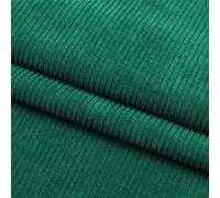KEMTAT Tissu en Velours côtelé à Rayures de Couleur Unie, 50x150cm, pour la Couture de vêtements, Pardessus, Jupe, Oreiller, Drap de lit, Couverture de vêtements, Doublure, Textile de Maison