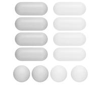 KEMUZ 12 Pièces Tampons Wc Silencieux Et Anti-Choc, Amortisseur De Siège De Toilette, Adapté Aux Toilettes Françaises, Facile À Installer, Pour Maison/Hôtel