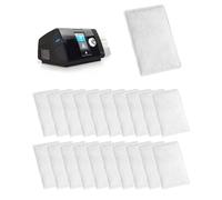 Kemuz - 20 Filtres CPAP Premium pour ResMed AirSense 10/11, AirCurve 10, S9 & AirStart - Filtre à Air Jetable pour Apnée du Sommeil - Compatible avec Masque CPAP et Machine PPC (30x50mm)