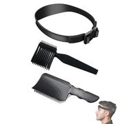 KEMUZ 3Pcs Ensemble de peignes de coupe réglables en silicone, Peignes Pochoir Coupe Cheveux Gabarit Rasage Peigne, pour Salon et DIY à la Maison Set de Peignes pour Coiffeur Homme