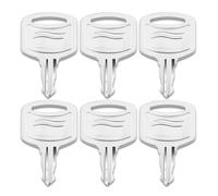 KEMUZ 6 Pièces 1100 Clés pour Distributeur De Papier Toilette, Clés pour Distributeur De Papier Métalliques avec 2 Anneaux pour Distributeur De Papier Tork SCA 1100, Professionnels De La Maintenance