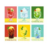 KEMUZ Kit Peinture par Numéros Adultes - Malen nach Zahlen Erwachsene - Ensemble Créatif avec Toile et Peintures Acryliques - Décoration Murale pour Salon & Bar - Art Thérapie Anti-Stress (6 Toiles)