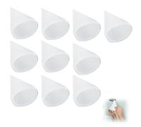 KEMUZ Lot de 10 Kegelfilter DN 125 - Filtres Coniques Haute Performance pour Ventilation | Réduction de Bruit 18dB | Compatible Zehnder, Maico, Helios | Sans Produits Chimiques