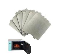 KEMUZ Plaque Mica Universelle pour Guide D’ondes de Micro-ondes, Plaque à Micro-ondes Couvercle de Guide D'ondes 9,9 x 10,8 cm par Poweka (6 Pièces)