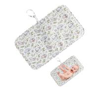 KEMUZ Tapis a Langer de Voyage Bebe,Tapis à Langer pour Bébé,Pliable Matelas a Langer de Voyage,Pad Bébé Changeant Portable,Pour le remplacement de tapis d'urine extérieur de voyage de bébé