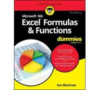 Ken Bluttman Microsoft 365 Excel Formulas & Functions For Dummies (Poche)