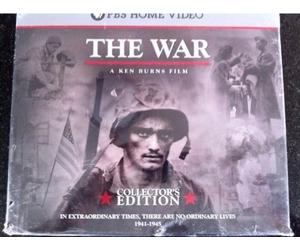 Ken Burns The War LIMITED COLLECTOR'S EDITION Includes: The War: An Intimate History Hardcover Book; The DVD 6 Disc Set, The CD Soundtrack