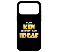 Ken Costume IDGAF Meme Personalized First Name Kenneth Joke Coque pour iPhone 17 Pro Max