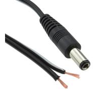 kenable 2,5 mm x 5,5 mm Mâle DC Fiche Vers Bare Fini Alimentation câble 3 m [3 mètre/3m]