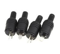 kenable 2 Broches DIN Fiche Parleur et HiFI Connecteur Visser Terminaux Strain [4 paquet de] [4 Pack]