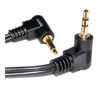 kenable 3,5 mm Deux Droit Angle Mâle Jack Vers Jack Stéréo l'audio câble 1 m [1 mètre/1m]
