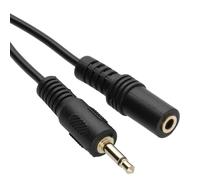 kenable 3,5 mm Mono Jack Fiche Vers 3,5 mm Femelle d'extension Rallonge câble Plaqués Or 2 m [2 mètre/2m]