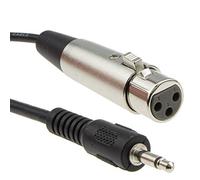 kenable 3,5 mm Mono Jack PC/Laptop Vers XLR Femelle Mixer/Speaker câble 5 m [5 mètre/5m]