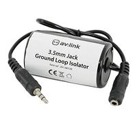 kenable 3,5 mm Stéréo Ground Loop Isolator Femelle vers Mâle Earthing pour l'audio