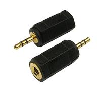 kenable 3,5 mm Stéréo Jack Femelle vers 2,5 mm Stéréo Jack Mâle Fiche Adaptateur