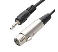 kenable 3,5 mm Stéréo Jack PC/Laptop Vers XLR Femelle Mixer/Speaker câble 2 m [2 mètre/2m]