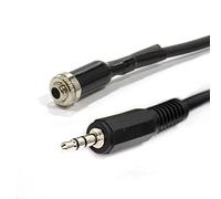 kenable 3,5 mm Stéréo Panneau Montage Femelle Vers 3,5 mm Jack Fiche câble Cordon 2 m [2 mètre/2m]