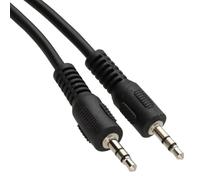 kenable 3.5mm Stereo Jack Plug to Plug Audio Lead SINGLE Screened Cable 5m