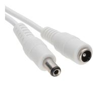 kenable 5,5 x 2,1 mm DC Alimentation Fiche Vers Femelle vidéosurveillance CCTV d'extension Rallonge câble 3 m Blanc [3 mètre/3m]
