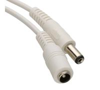 kenable 5,5 x 2,1 mm DC Alimentation Fiche Vers Femelle vidéosurveillance CCTV d'extension Rallonge câble 1 m Blanc [1 mètre/1m]