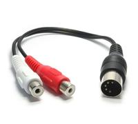 kenable 5 Broches DIN Mâle Fiche Vers Double RCA Cinch Femelles adaptateur câble 1,2 m [1.2 mètre]