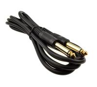 kenable 6,35 mm 1/4inch Mono Jack Fiche Guitar/Instrument/Patch câble Plaqués Or 2 m [2 mètre/2m]