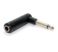 kenable 6,35 mm Mono Droit Angle Jack Fiche vers 6,35 mm Mono Jack Femelle Adaptateur