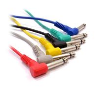 kenable [6 paquet de] 6,35 mm Mono Mixing Bureau Blindé Patch Câbles 30 cm 0,3 m [0,3m]