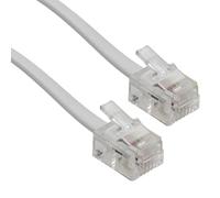 kenable ADSL Broadband Modem câble RJ11 Vers RJ11 Phone Femelle Vers Routeur Blanc 3 m [3 mètre/3m]