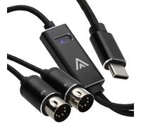 kenable Câble adaptateur USB type C vers interface MIDI entrée et sortie MIDI Win11/OSX (USB-C)