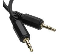 kenable Câble Audio AUX Stéréo Jack 3,5mm Mâle vers Mâle pour Casque PC Enceintes Smartphone - 2m Noir