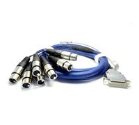 kenable Câble Audio Interface D-Sub 25 Broches Mâle vers 8 XLR 3 Broches Femelle Blindé 2m Norme Tascam