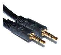 kenable Câble Audio Jack 3,5mm Mâle vers Mâle Stéréo Plaqué Or 10m Noir