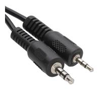 kenable Câble Audio Stéréo Jack 3,5mm Mâle vers 2,5mm Mâle - Adaptateur pour Lecteur MP3 MP4 Smartphone vers Autoradio AUX - 0,5m Noir