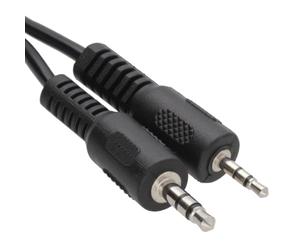 kenable Câble Audio Stéréo Jack 3,5mm Mâle vers 2,5mm Mâle - Adaptateur pour Lecteur MP3 MP4 Smartphone vers Autoradio AUX - 0,5m Noir