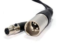 kenable Câble Audio XLR Mâle 3 Broches vers Mini XLR Femelle 3 Broches - Longueur 6m Noir - Idéal Microphones et Équipements Audio Professionnels