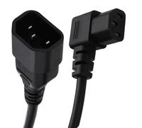 kenable Câble d'extension d'alimentation UPS C13 IEC mâle vers femelle C14 - 2 m - Noir