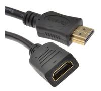 kenable Câble d'Extension HDMI Mâle vers Femelle High Speed avec Ethernet 1080p 4K Connecteurs Plaqués Or 24k 3m Noir