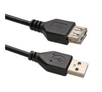 kenable Câble d'Extension USB 2.0 Type A Mâle vers Femelle Haute Vitesse 480Mbps Noir 5m