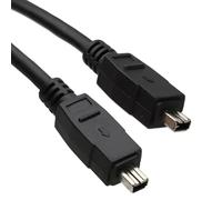 kenable Câble FireWire IEEE 1394 4 Broches vers 4 Broches 1m - Transfert Vidéo DV Caméscope vers Ordinateur Portable - Noir