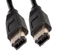 kenable Câble Firewire IEEE-1394 DV 6 Broches vers 6 Broches pour PC ou Mac, Connexion Plug and Play Haute Vitesse 400Mbps, 5m Noir