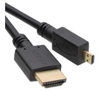 kenable Câble Micro HDMI vers HDMI Haute Vitesse pour Tablettes et Appareils Photo 1080P 3D 1,5m Noir