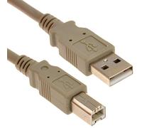 kenable Câble USB 2.0 Certifié Hi-Speed Blindé Type A vers B pour Imprimante Scanner 3m Beige