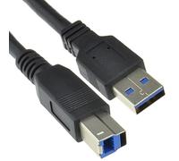 kenable Câble USB 3.0 SuperSpeed Type A vers Type B Mâle pour Imprimante Scanner Disque Dur Externe Noir 2m