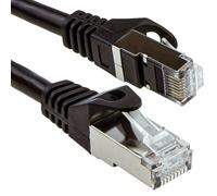 kenable CAT6A SSTP Snagless Blindé RJ45 Réseau Ethernet 10gig câble 4 m Noir [4 mètre/4m]