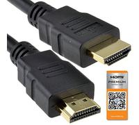 kenable certifié HDMI 2,0 4K 60Hz UHD HDR 18Gbps Prime câble Noir 2 m [2 mètre/2m]