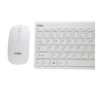 kenable CODA Souris et clavier sans fil compact pour Android PC portable Mac Blanc